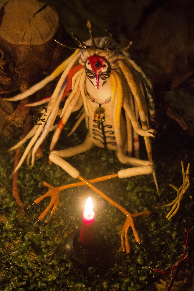 Чертополоховый олень, бабочка вечерней зари, белый шаман (фото 9)