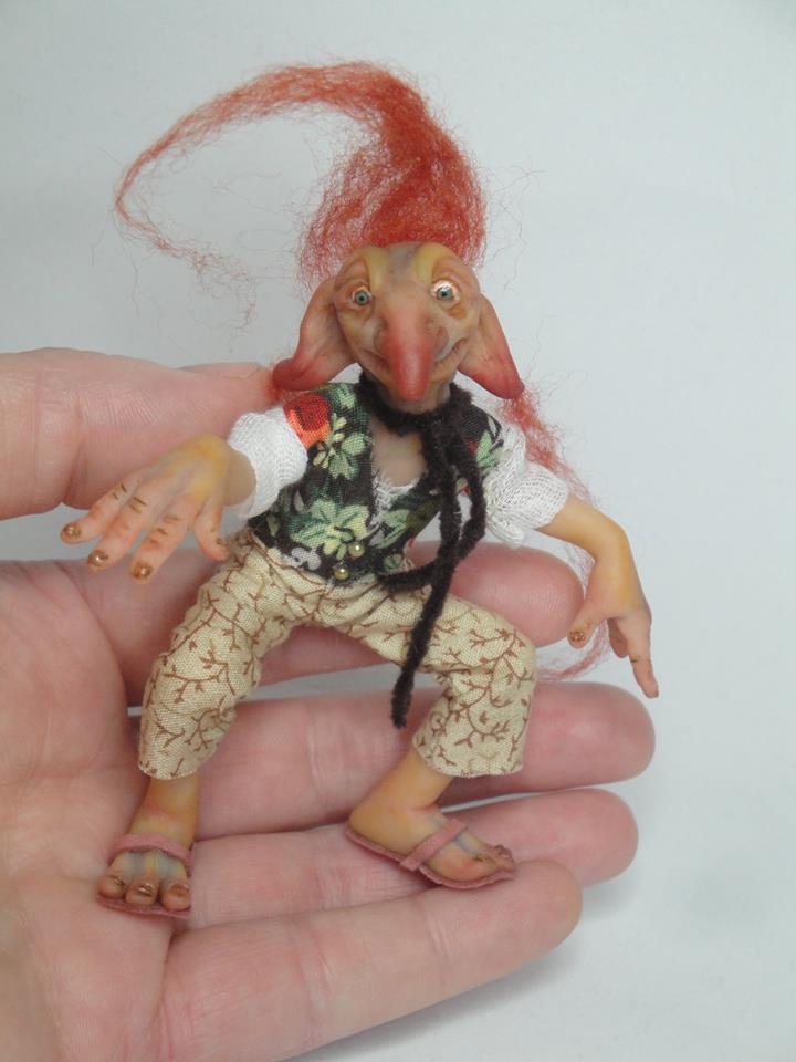 Sweet Pea Sculpts - Original Artist Miniature Dolls and Figurines made from Polymer Clay - часть 2