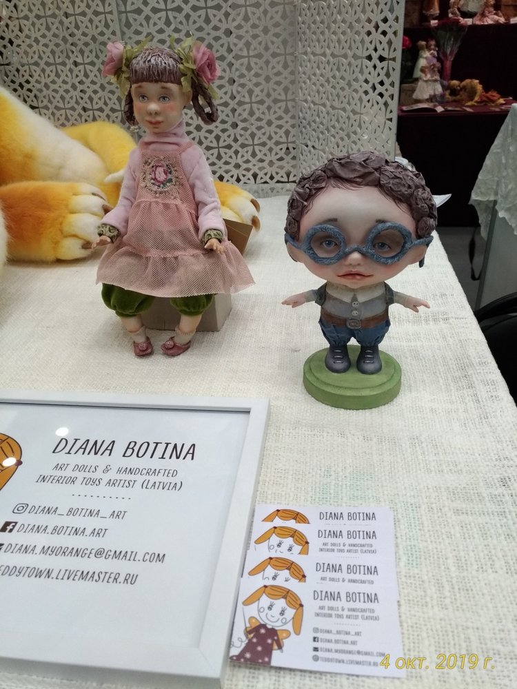 XV Международный Салон Авторских кукол на Тишинке моими глазами. Часть III, завершающая