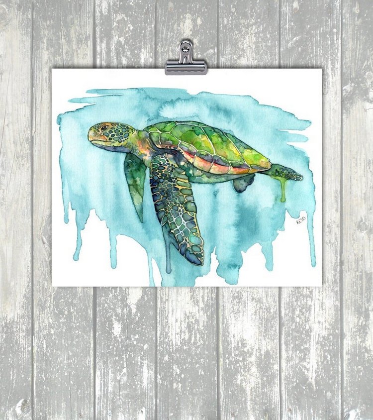 TheColorfulCatStudio - Иллюстрации подводного мира by Rachel Byler