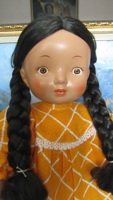 Поленька, еще одна опилочная кукла из гипсовых прототипов фабрики 8 Марта