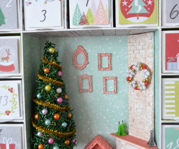 2 адвент календаря с миниатюрой для брата и сестры