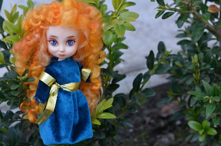 Принцесса Мерида и Бель - мои новые ооак (фото 2)