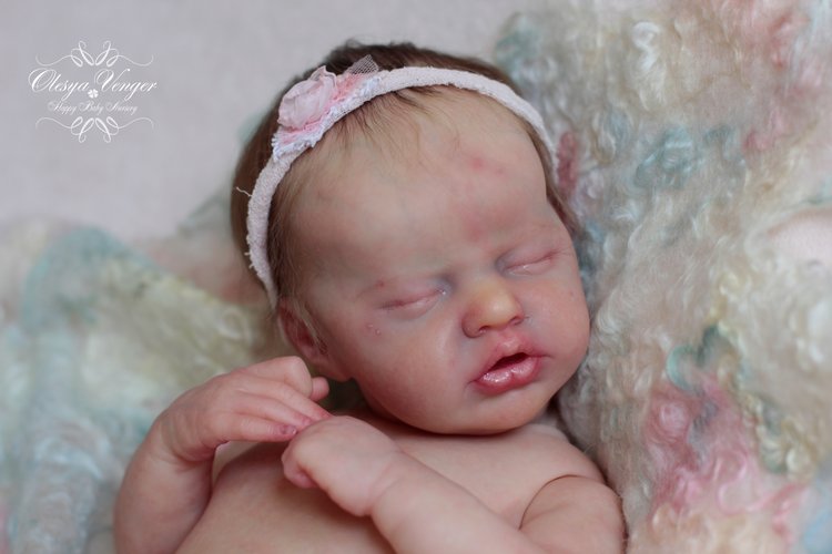 Моя крохотуля Инди. Кукла реборн Олеси Венгер