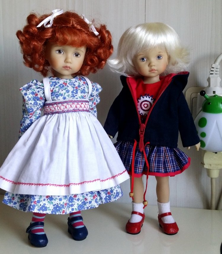 Ура! Сестрёнка приехала! Куколки от Dianna Effner Boneka