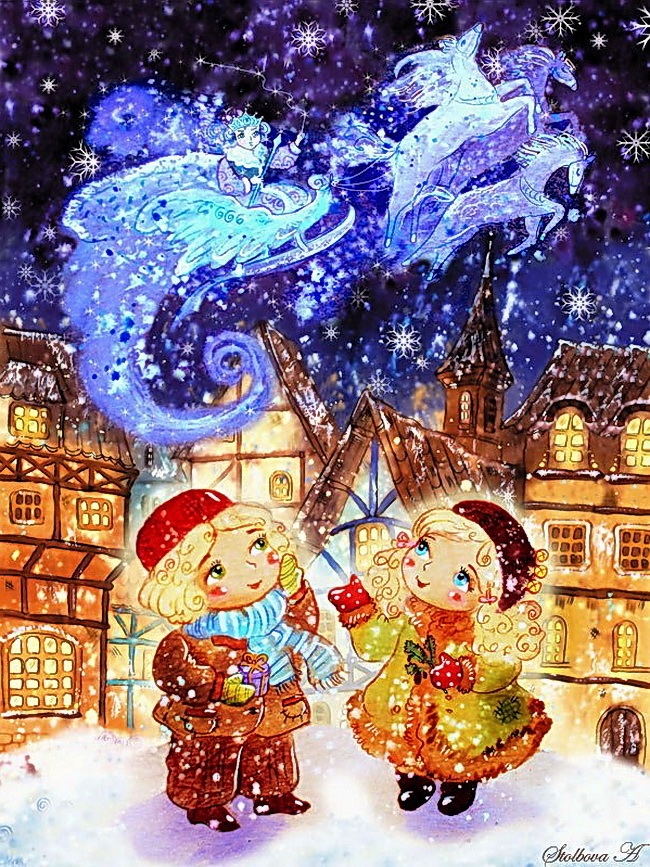 Волшебные иллюстрации — Интересное обо всем: поздравления