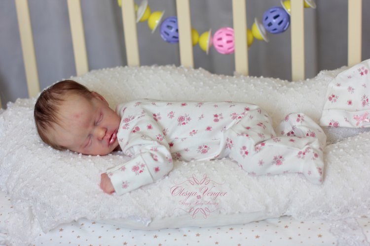 Моя крохотуля Инди. Кукла реборн Олеси Венгер