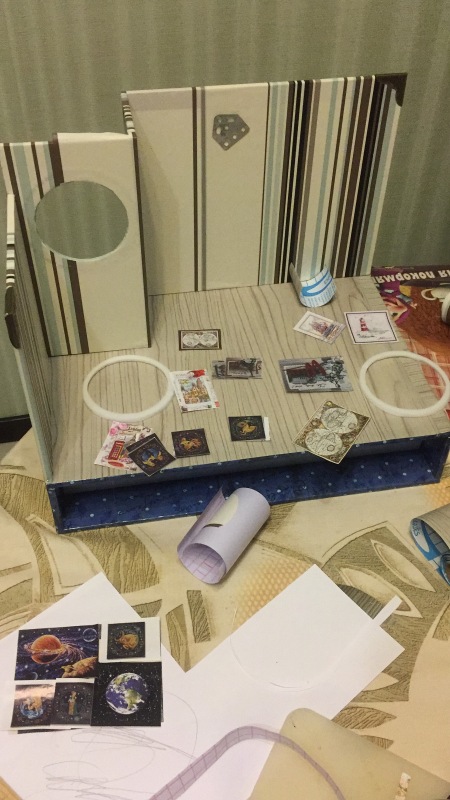 Полосатый домик — Румбоксы и кукольные интерьеры: фото (фото 4)