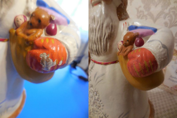 Дед Мороз спешит на праздник! Реставрация (фото 9)