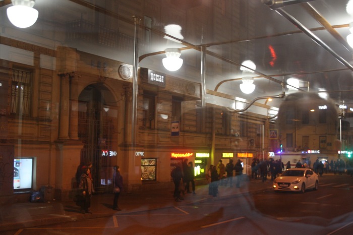 Петербург. Экскурсионный трамвай вместе с Гарри и Драко