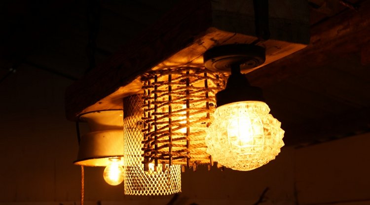 Люстра в стиле Wabi- Sabi