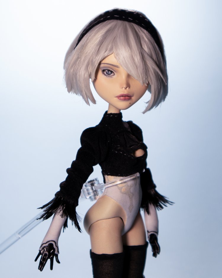 OOAK YoRHa No.2 Type B или 2B из NieR: Automata