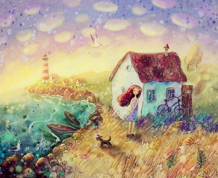 Волшебные иллюстрации — Интересное обо всем: поздравления