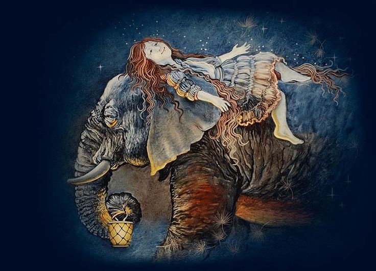 Сказочные полотна в стиле фэнтези Надежды Ильиной