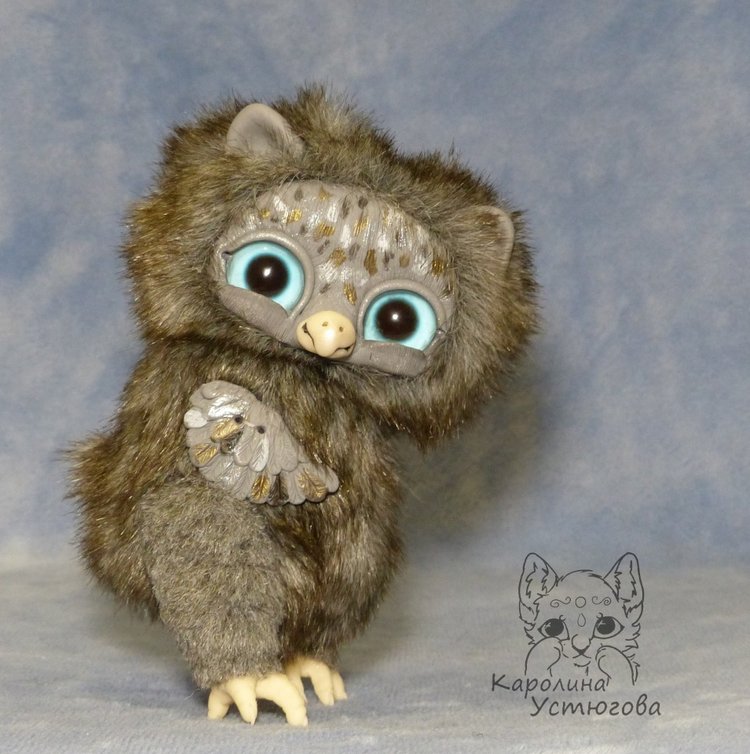 Парочка серых счастливых сов (фото 6)