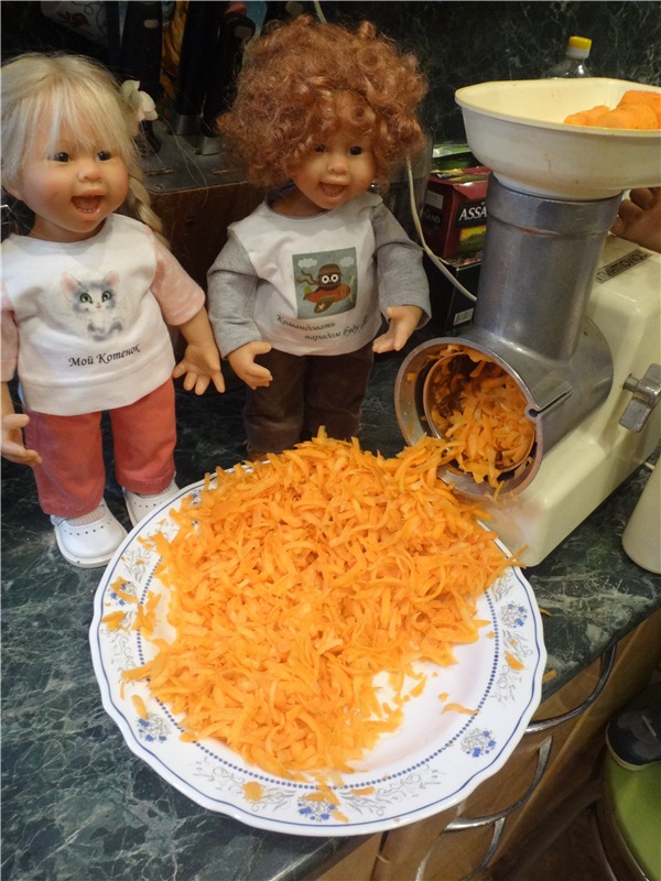 Как мы делали лечо или куклы на кухне