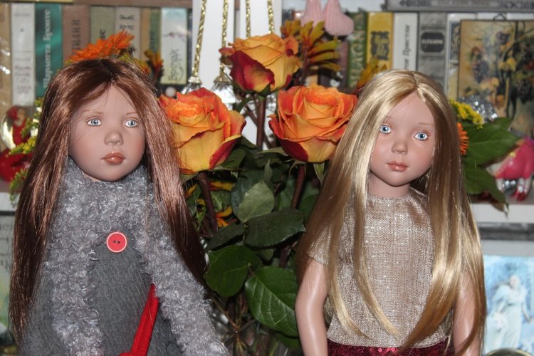 А мы к вам с цветами! Neetje и Verena Zwergnase