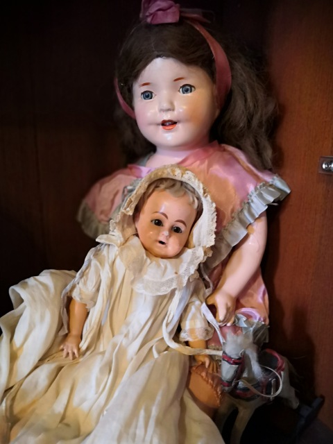 Моя коллекция. Антикварные младенцы. Малыш в длинном платье