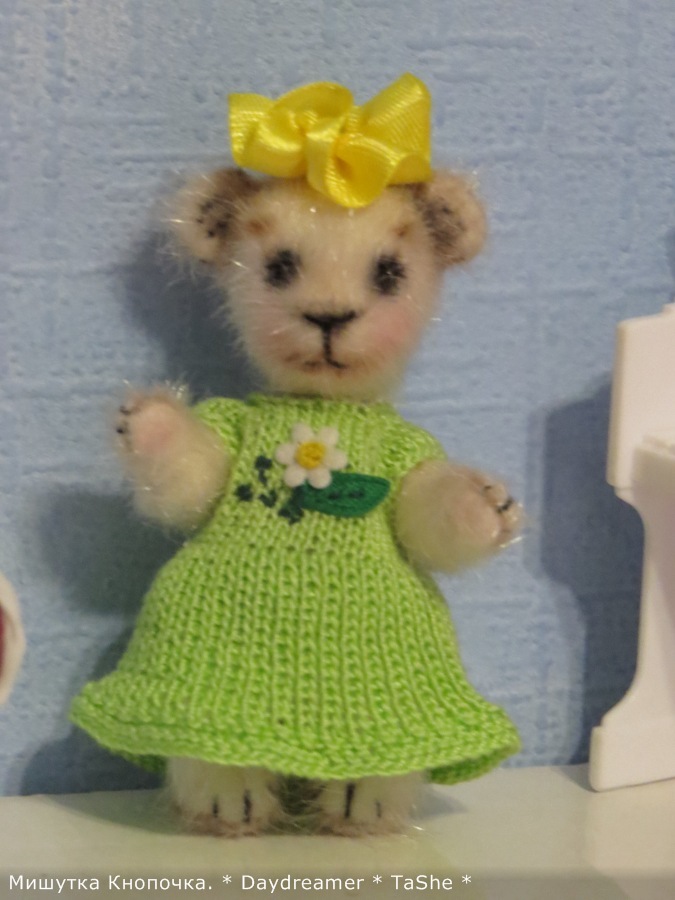 Мишутка Кнопочка — Авторские мишки Тедди и друзья: фото (фото 8)