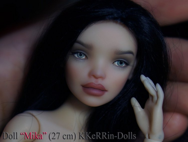 Шарнирная авторская кукла "Мика" (27см) от KKeRRin-Dolls, 2 часть