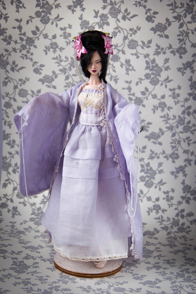 Лянфэн. Фарфоровая шарнирная кукла от Skvorkadolls (фото 6)