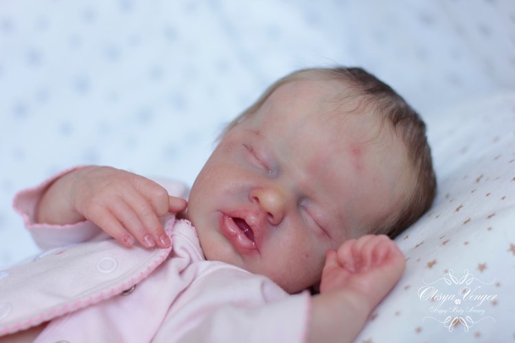 Моя крохотуля Инди. Кукла реборн Олеси Венгер