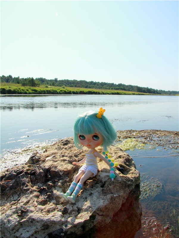 Инопланетянка Нийя. Custom Blythe Doll UFO Go Go Takara