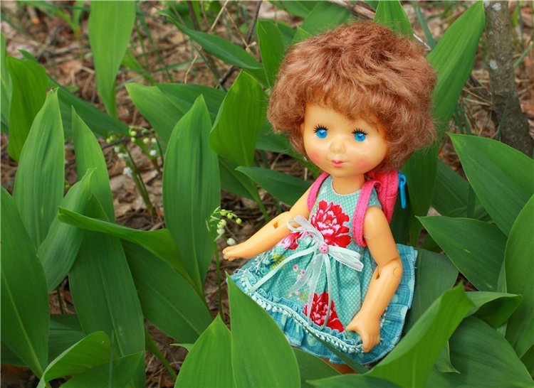 Женя-путешественница — Советские винтажные куклы (СССР): Ленигрушка (фото 3)