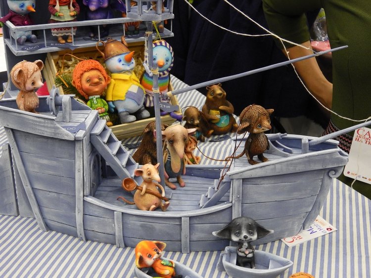 XV Международный осенний салон авторских кукол на Тишинке с 4 по 6 октября 2019 года в Москве - часть 3