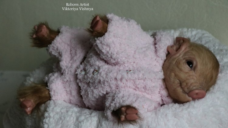 Поросенок Мила... куколка реборн Виктории Вишни