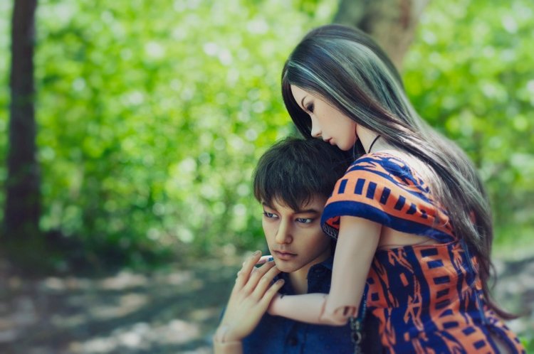 Аюна и Баир. Брат и сестра