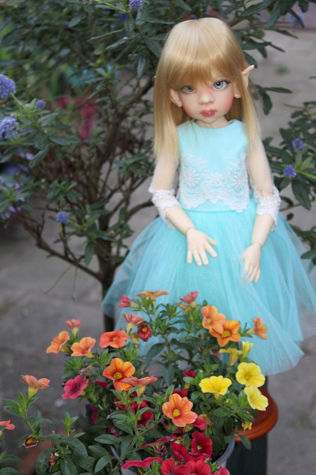 Талисса в весеннем саду — Куклы Kaye Wiggs (Кайе Виггс): авторские BJD (БЖД)