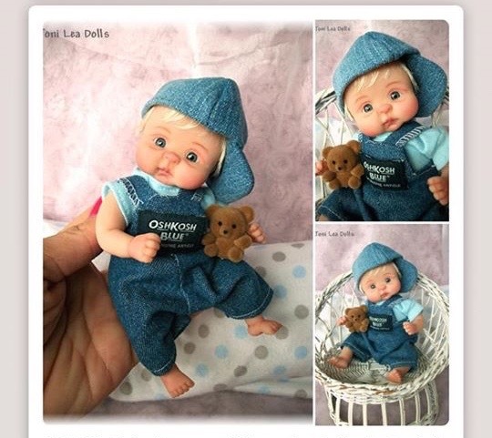 Авторские куклы дети из полимерной глины от Joni Lea - ч.16 | Бэйбики Авторские куклы дети из полимерной глины от Joni Lea - ч.16 (фото 10)