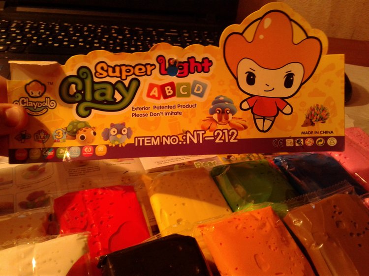 Слепила из того, что было. Кукольная еда из самозастывайки. Бенто (фото 3)