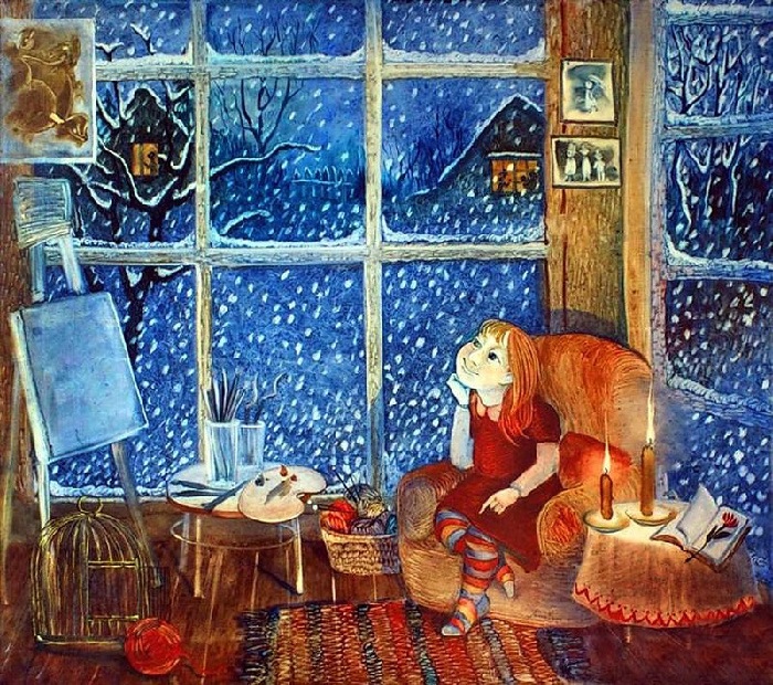 Сказочные полотна в стиле фэнтези Надежды Ильиной