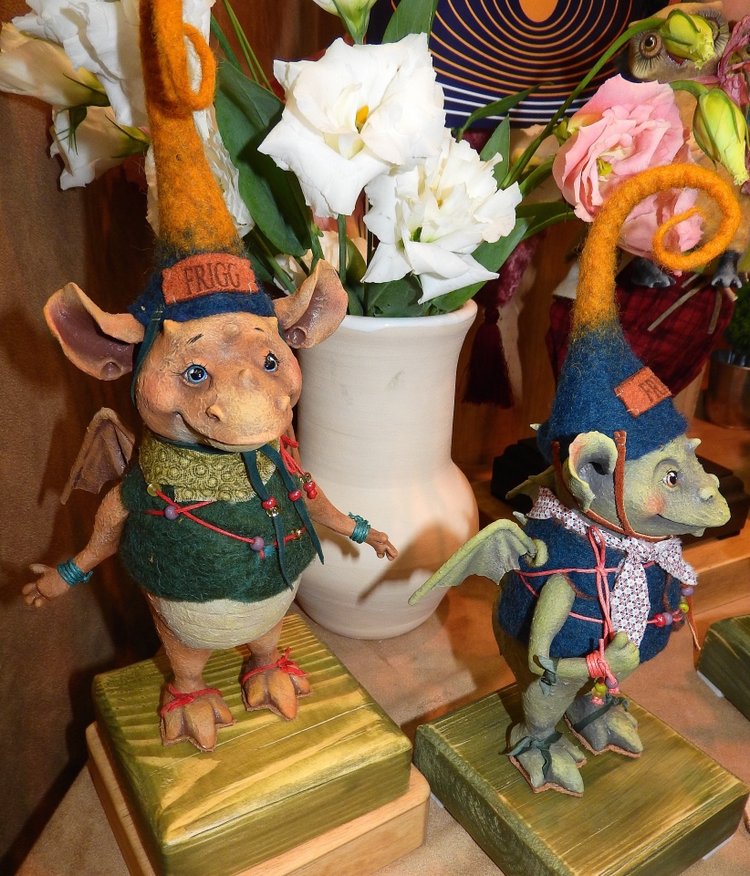 XV Международный осенний салон авторских кукол на Тишинке с 4 по 6 октября 2019 года в Москве - часть 2