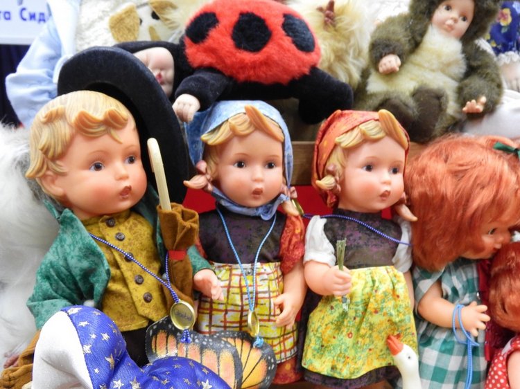 XV Международный осенний салон авторских кукол на Тишинке с 4 по 6 октября 2019 года в Москве - часть 2