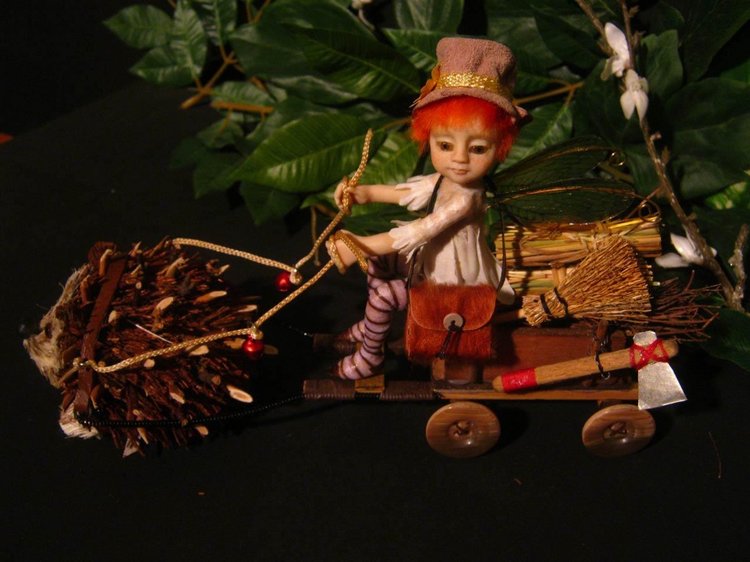 OOAK Creations Fairy - Dolls in Polymer Clay - Fimo by Paola Erriu - Авторские скульптуры из полимерной глины