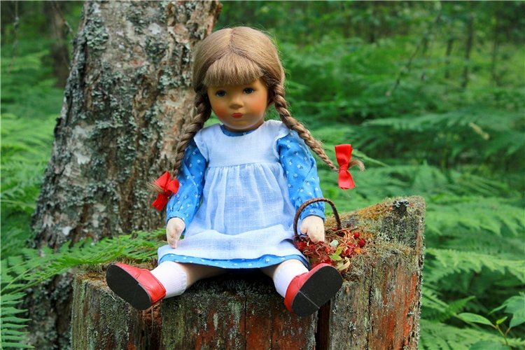 Путешествие Катрин. Katrin, Stoffpuppe Doll, Kathe Kruse