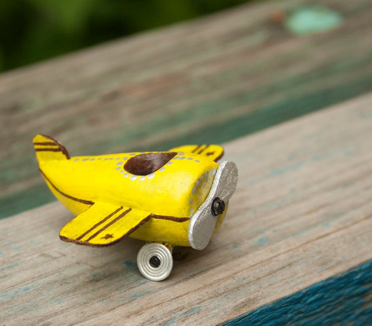 Деревянный мишка авиатор — Авторские игрушки из дерева: резьба (фото 9)