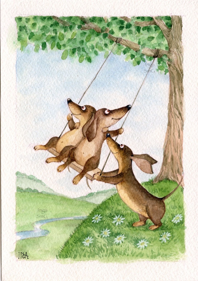 Предновогодние денёчки! Улыбнёмся вместе! Смешные таксы Инги smG