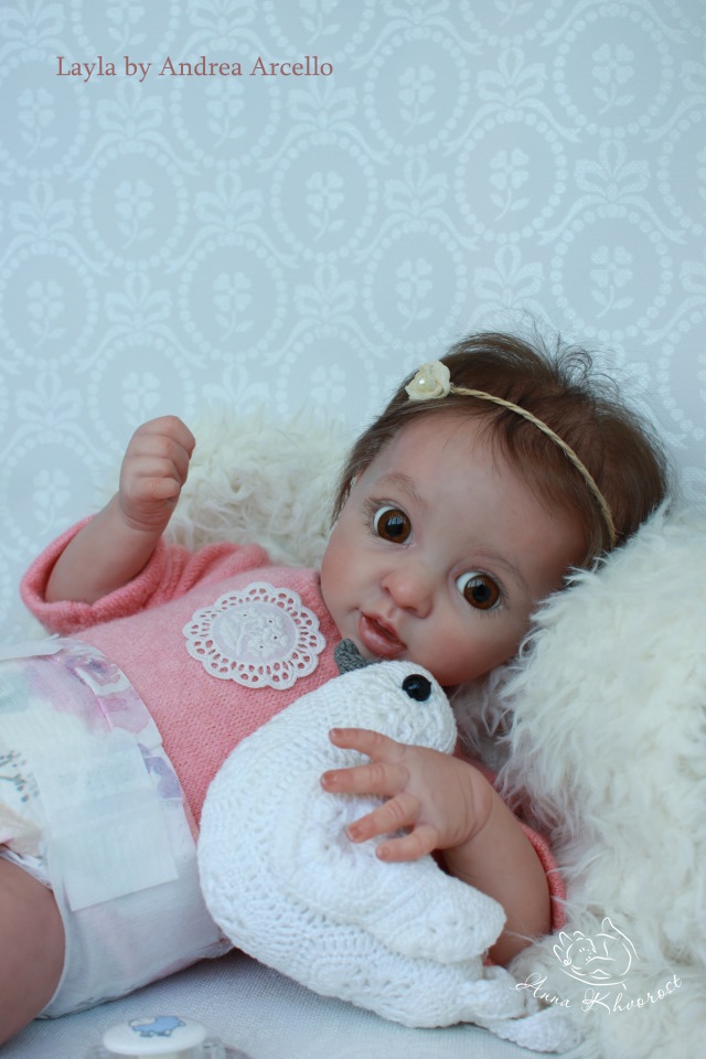 Кукла реборн из молда Layla (Лэйла) (фото 10)