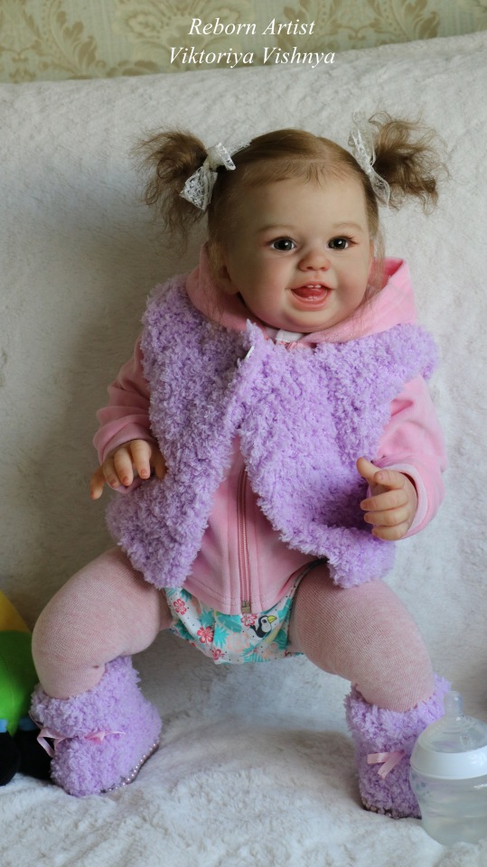 Малышка Хулиганка... куколка реборн Виктории Вишни
