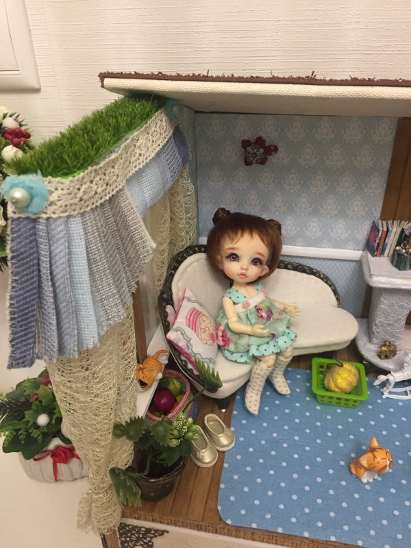 Дом швеи-вязальщицы — Румбоксы и кукольные интерьеры: фото