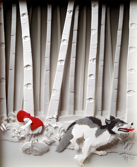 Бумажные скульптуры, papercraft