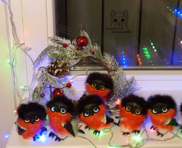 Снегири и новогоднее настроение