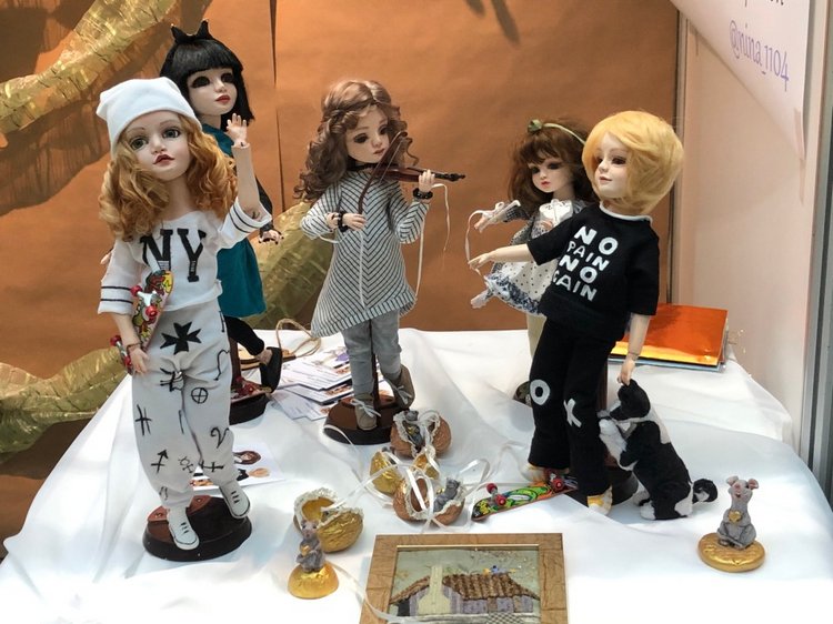 "Искусство куклы" 2019 - приглашаю прогуляться по выставке... ч.6 - завершающая