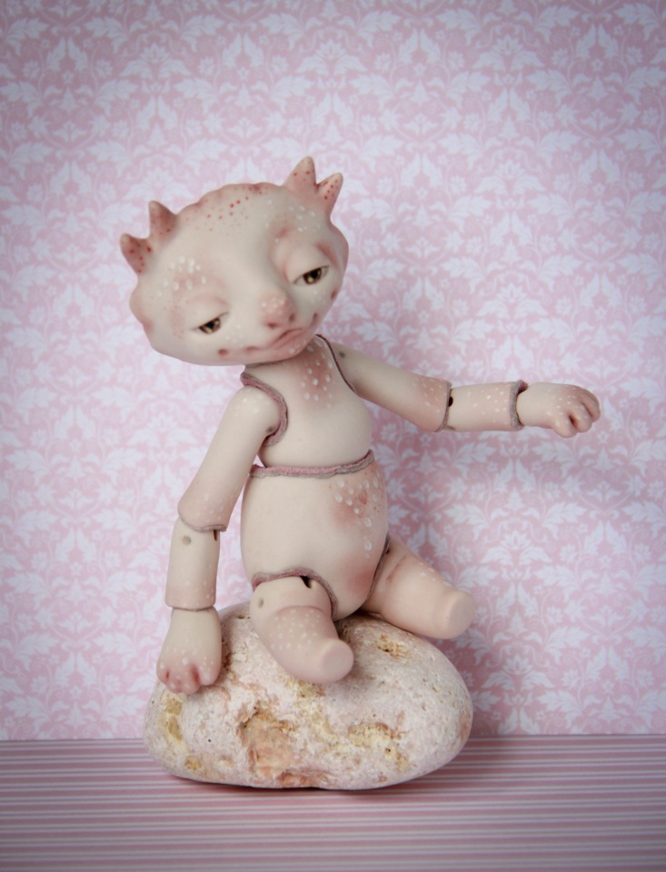 Фарфоровые тролли — Авторские шарнирные куклы своими руками: лепка (фото 2)