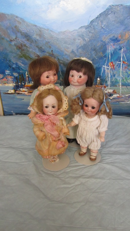 Googly doll. Гуглики настоящие антик и не совсем настоящие