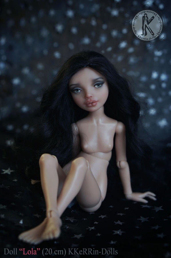 Шарнирная авторская кукла "Лола" (20см), от KKeRRin-Dolls (фото 5)